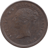 1843 HALF FARTHING ( EF ) - Half Farthing - Cambridgeshire Coins