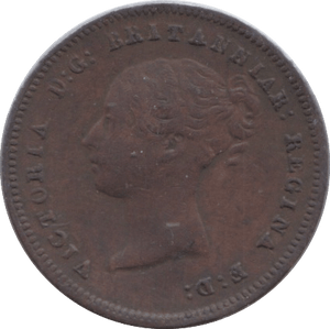 1843 HALF FARTHING ( GVF ) 4 - Half Farthing - Cambridgeshire Coins