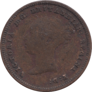 1843 HALF FARTHING ( VF ) - Half Farthing - Cambridgeshire Coins