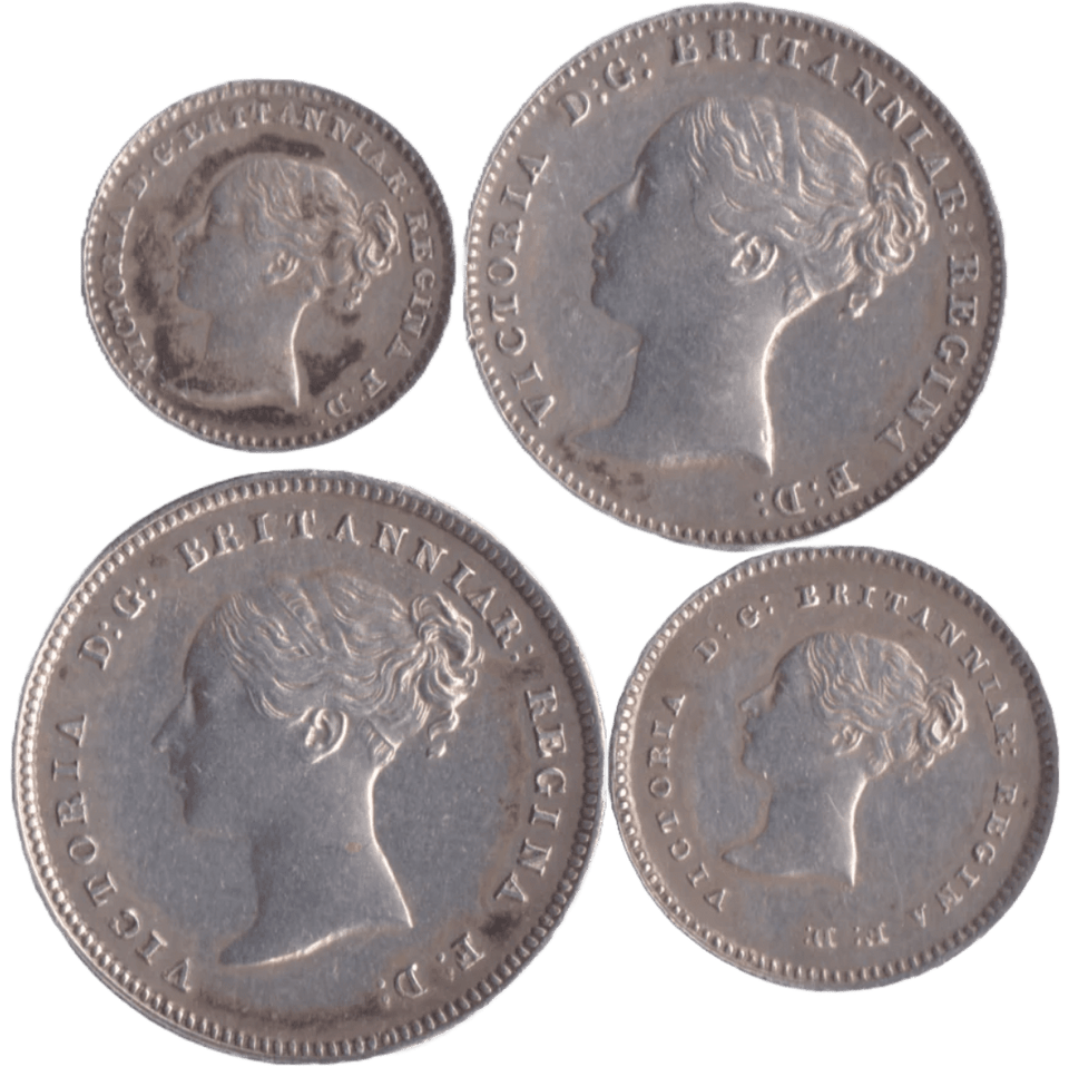 1843 MAUNDY SET VICTORIA - Maundy Set - Cambridgeshire Coins