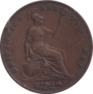 1843 PENNY ( FINE ) - PENNY - Cambridgeshire Coins