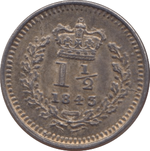 1843 THREE HALF PENCE ( EF ) - three half pence - Cambridgeshire Coins