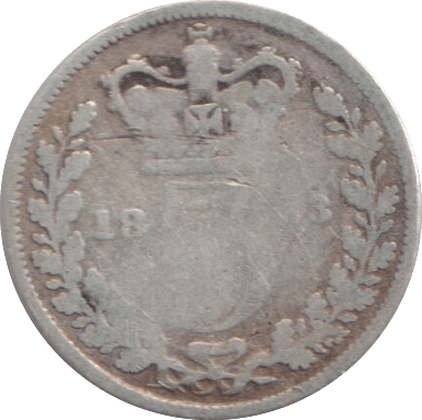 1843 THREEPENCE ( NF ) - WORLD COINS - Cambridgeshire Coins