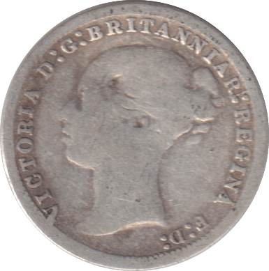 1843 THREEPENCE ( NF ) - WORLD COINS - Cambridgeshire Coins