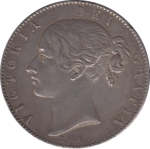 1844 CROWN ( GF ) - CROWN - Cambridgeshire Coins