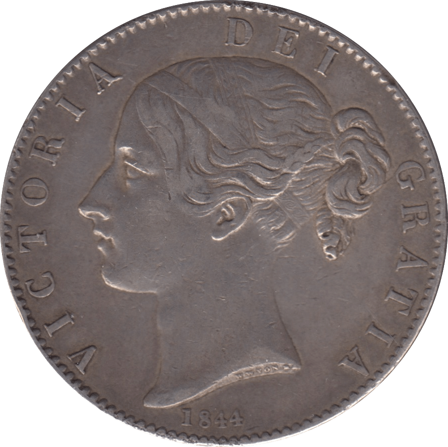 1844 CROWN ( GF ) - CROWN - Cambridgeshire Coins