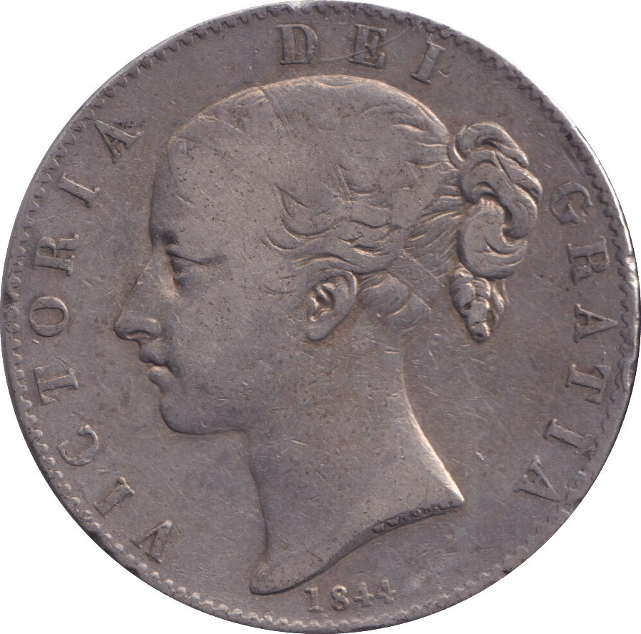 1844 CROWN ( GF ) - CROWN - Cambridgeshire Coins