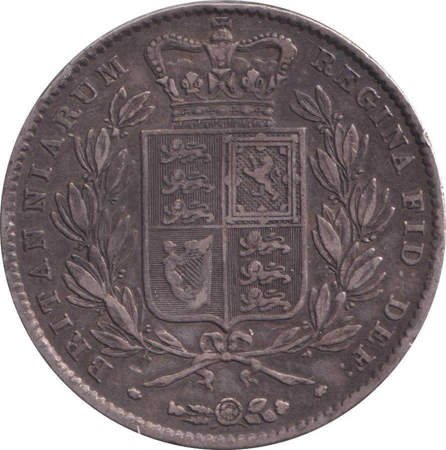 1844 CROWN ( GF ) - Crown - Cambridgeshire Coins