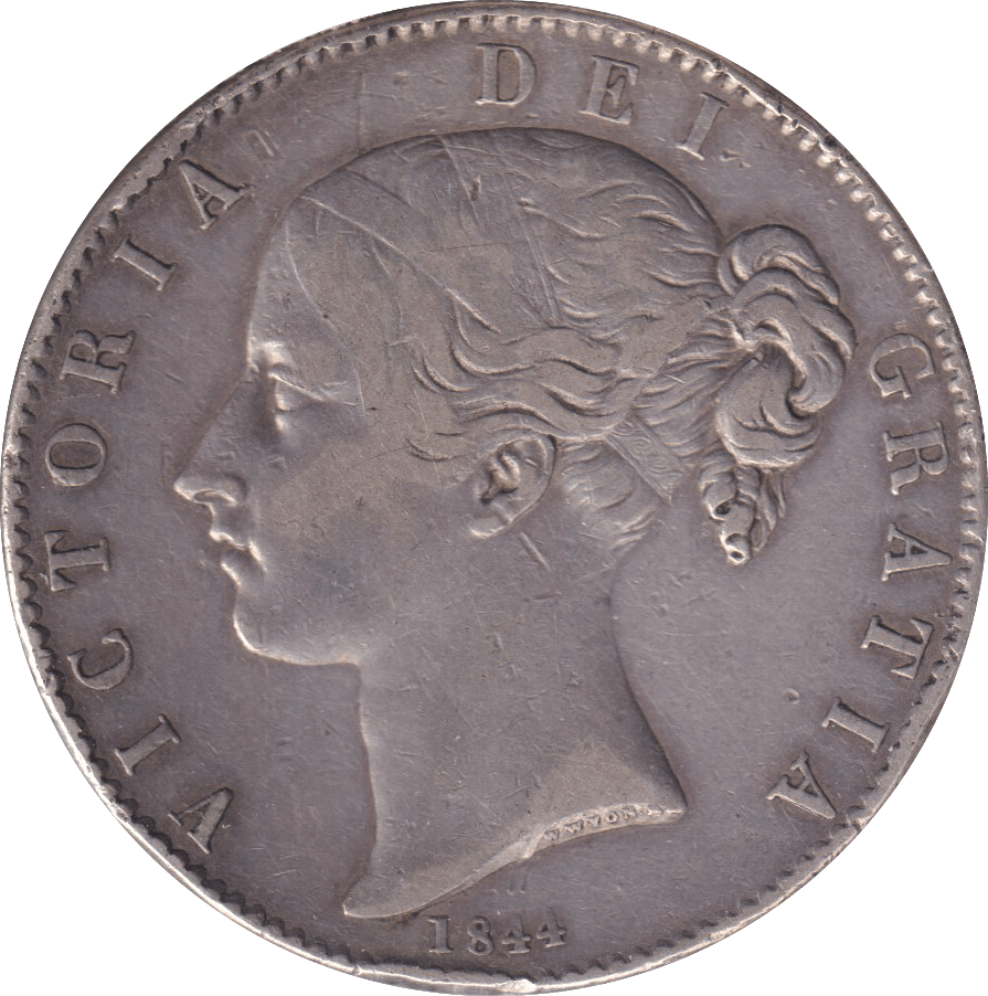 1844 CROWN ( GF ) - CROWN - Cambridgeshire Coins