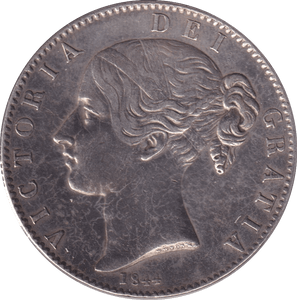 1844 CROWN ( GVF ) - CROWN - Cambridgeshire Coins