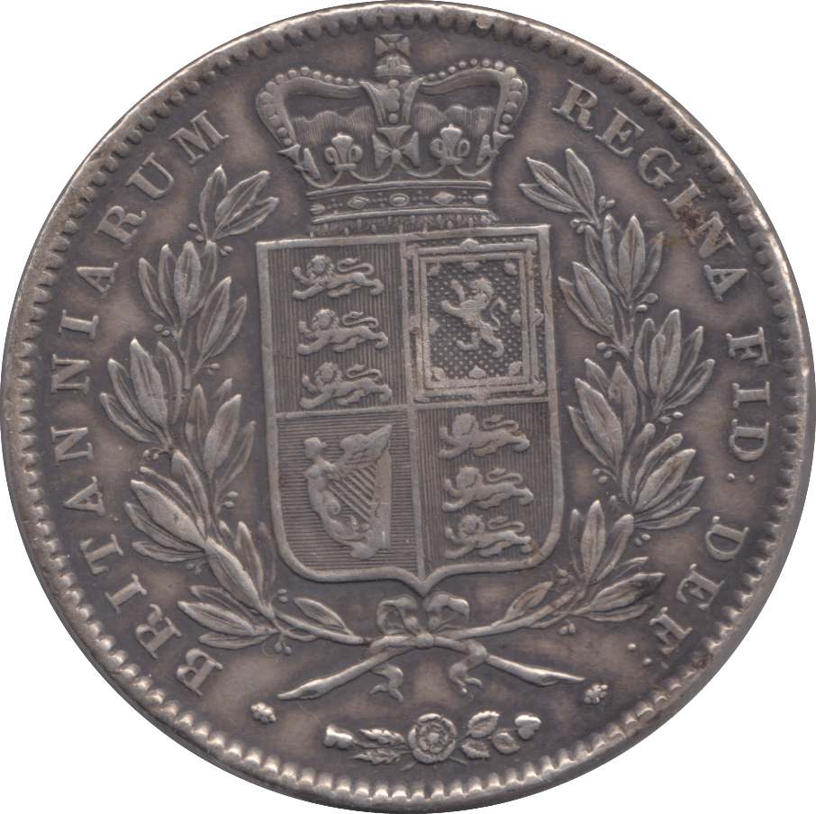 1844 CROWN ( VF ) - CROWN - Cambridgeshire Coins