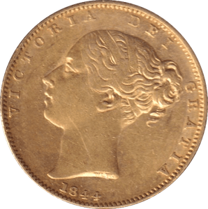 1844 GOLD SOVEREIGN ( GVF ) - SOVEREIGN - Cambridgeshire Coins