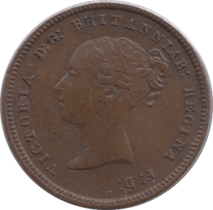 1844 HALF FARTHING ( AUNC ) - Half Farthing - Cambridgeshire Coins
