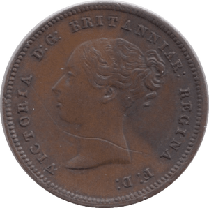 1844 HALF FARTHING ( EF ) 3 - Half Farthing - Cambridgeshire Coins