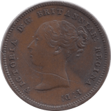 1844 HALF FARTHING ( EF ) 3 - Half Farthing - Cambridgeshire Coins