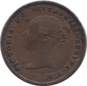 1844 HALF FARTHING ( EF ) - Half Farthing - Cambridgeshire Coins