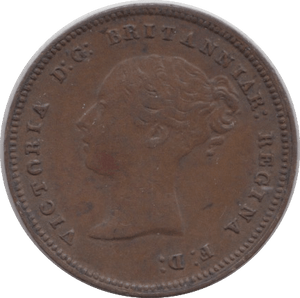 1844 HALF FARTHING ( EF ) - Half Farthing - Cambridgeshire Coins