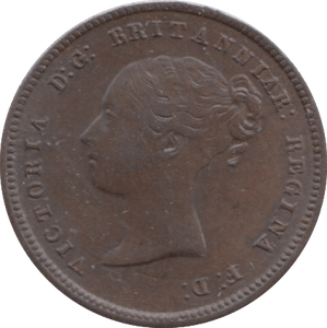 1844 HALF FARTHING ( EF ) - Half Farthing - Cambridgeshire Coins