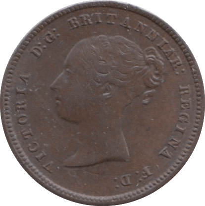 1844 HALF FARTHING ( EF ) - Half Farthing - Cambridgeshire Coins