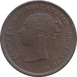 1844 HALF FARTHING ( EF ) - Half Farthing - Cambridgeshire Coins