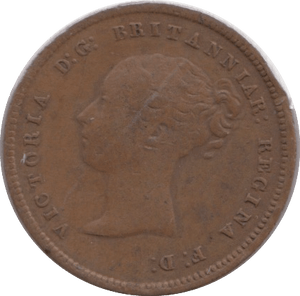 1844 HALF FARTHING ( FINE ) - One Third Farthing - Cambridgeshire Coins