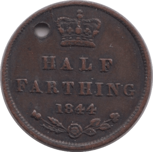 1844 HALF FARTHING ( GF ) 6 - Half Farthing - Cambridgeshire Coins