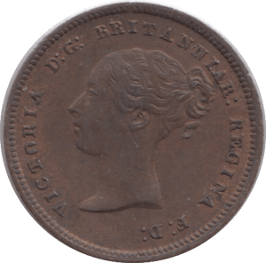 1844 HALF FARTHING ( GVF ) 2 - Half Farthing - Cambridgeshire Coins