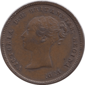 1844 HALF FARTHING ( GVF ) - Half Farthing - Cambridgeshire Coins