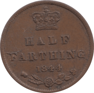 1844 HALF FARTHING ( GVF ) - Half Farthing - Cambridgeshire Coins