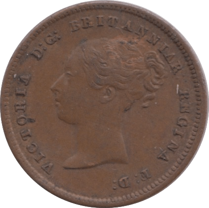 1844 HALF FARTHING ( GVF ) - Half Farthing - Cambridgeshire Coins