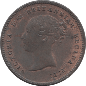 1844 HALF FARTHING ( UNC ) - Half Farthing - Cambridgeshire Coins