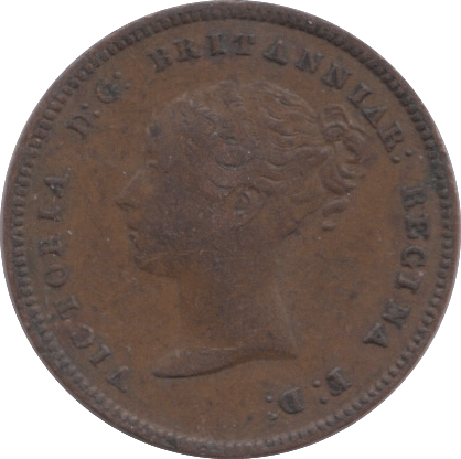 1844 HALF FARTHING ( VF ) - Half Farthing - Cambridgeshire Coins