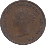 1844 HALF FARTHING ( VF ) - Half Farthing - Cambridgeshire Coins