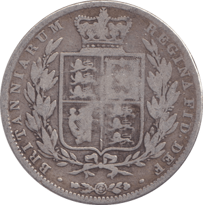 1844 HALFCROWN ( NF ) - HALFCROWN - Cambridgeshire Coins