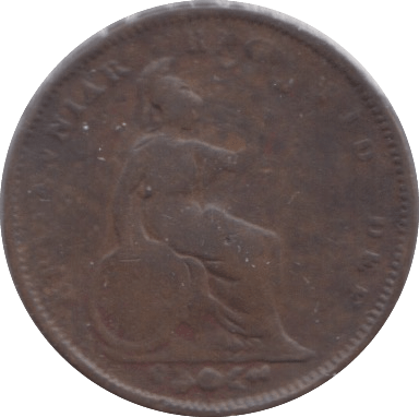 1844 ONE THIRD FARTHING ( FINE ) - One Third Farthing - Cambridgeshire Coins