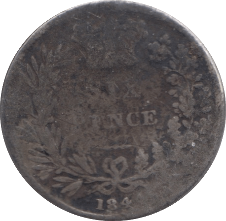 1844 SIXPENCE ( FAIR ) - Sixpence - Cambridgeshire Coins