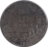 1844 SIXPENCE ( FAIR ) - Sixpence - Cambridgeshire Coins