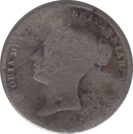 1844 SIXPENCE ( FAIR ) - Sixpence - Cambridgeshire Coins