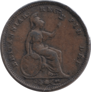 1844 THIRD FARTHING ( VF ) - One Third Farthing - Cambridgeshire Coins