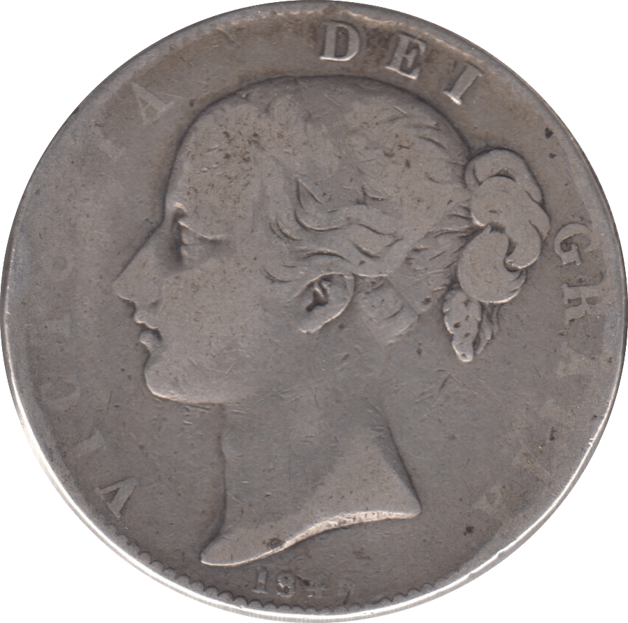 1845 CROWN ( FAIR ) VIII - CROWN - Cambridgeshire Coins