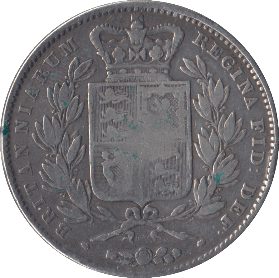 1845 CROWN ( FINE ) - Crown - Cambridgeshire Coins