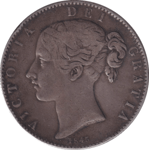 1845 CROWN ( GF ) - CROWN - Cambridgeshire Coins