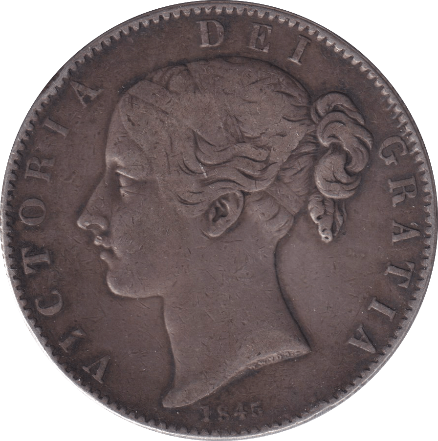 1845 CROWN ( GF ) - CROWN - Cambridgeshire Coins