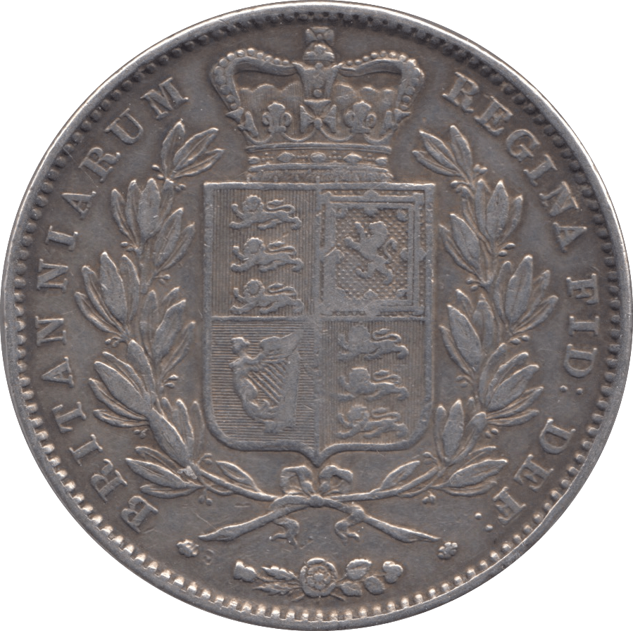 1845 CROWN ( GF ) - Crown - Cambridgeshire Coins