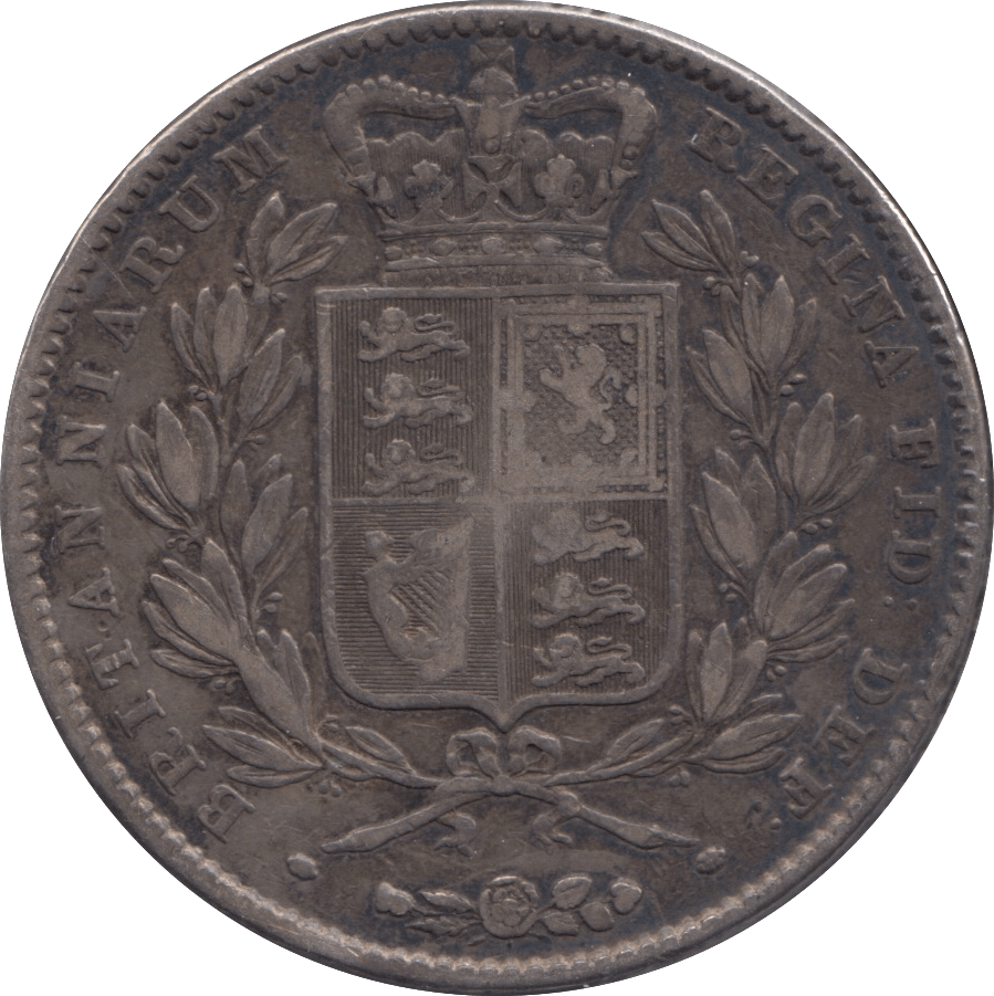 1845 CROWN ( GVF ) - CROWN - Cambridgeshire Coins