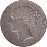 1845 CROWN ( GVF ) - CROWN - Cambridgeshire Coins