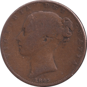 1845 FARTHING ( NF ) - FARTHING - Cambridgeshire Coins