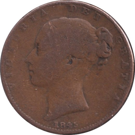 1845 FARTHING ( NF ) - FARTHING - Cambridgeshire Coins