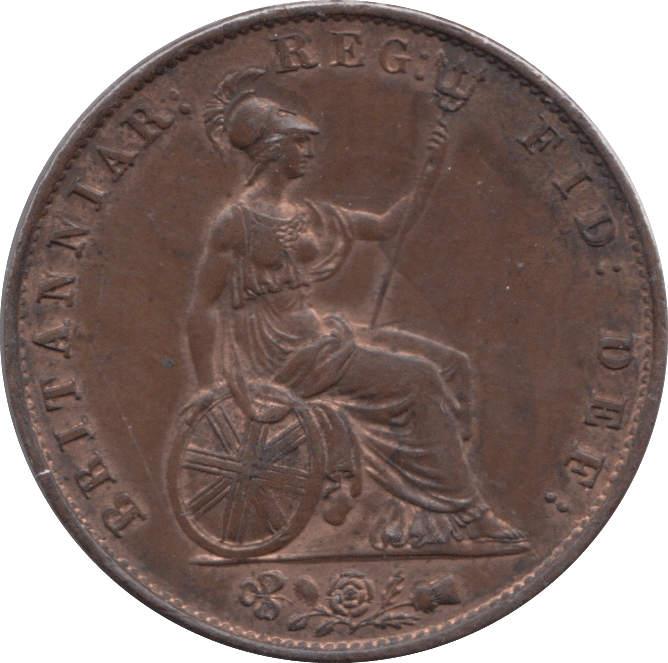 1846 HALFPENNY ( UNC ) - Halfpenny - Cambridgeshire Coins