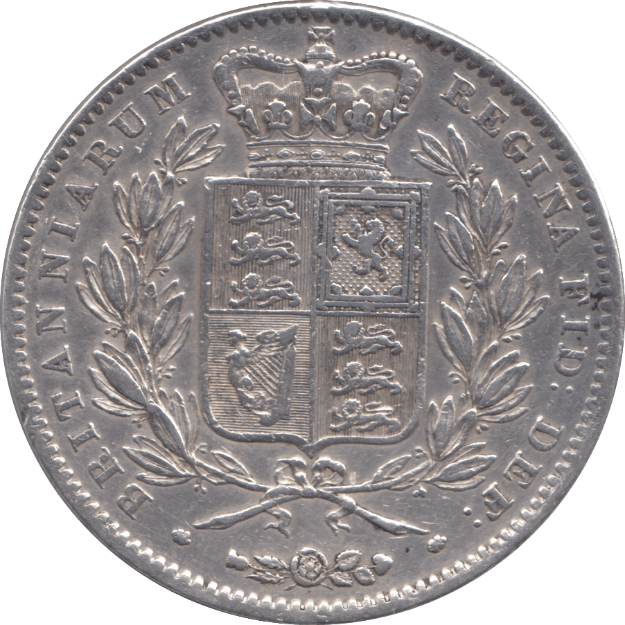 1847 CROWN ( GVF ) - Crown - Cambridgeshire Coins